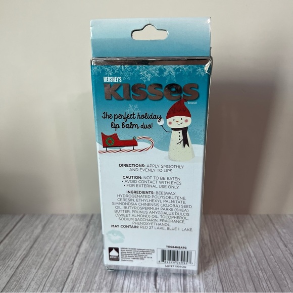 Hersheys Kisses the Season Set of 2 Hershey Kiss Flavored Lip Balm Candy Gift - Picture 3 of 8